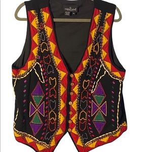 Vintage Southwestern Style Vest
